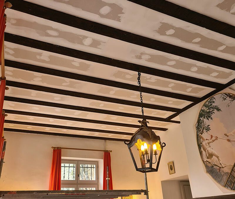 Isolation de plafond en fibre de bois
