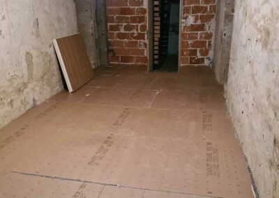 Travaux de plâtrerie